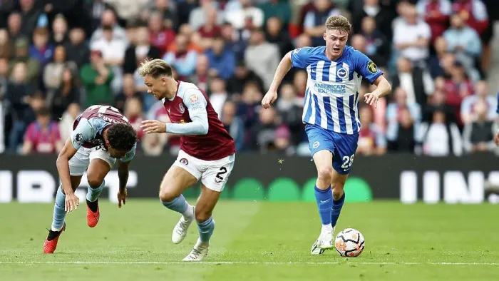 Framed Print : 30SEP23: Premier League Battle – Aston Villa vs. Brighton & Hove Albion at Villa Park