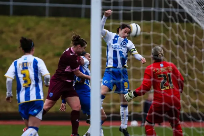 Framed Print : Action-Packed: Brighton & Hove Albion Women vs. Portsmouth (2013-14 Season) Framed Print : Action-Packed: Brighton & Hove Albion Women vs. Portsmouth (2013-14 Season)