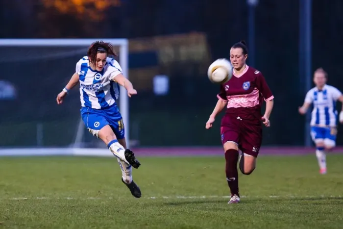 Framed Print : Action-Packed: Brighton & Hove Albion Women vs. Portsmouth (2013-14 Season) Framed Print : Action-Packed: Brighton & Hove Albion Women vs. Portsmouth (2013-14 Season)