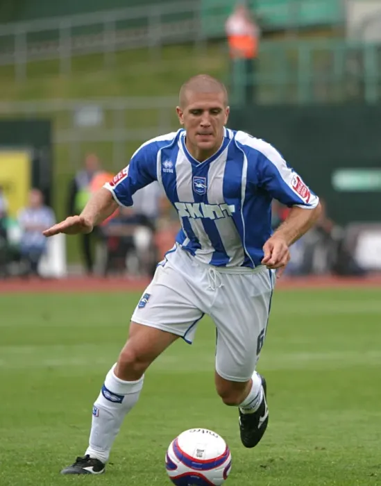 Framed Print : Adam El-Abd in Action: Brighton & Hove Albion FC, 2007 / 08 Season