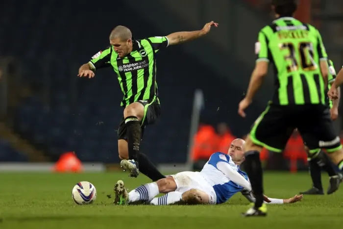 Framed Print : Adam El-Abd in Action: Brighton & Hove Albion vs. Blackburn Rovers, Npower Championship, January 22, 2013 Framed Print : Adam El-Abd in Action: Brighton & Hove Albion vs. Blackburn Rovers, Npower Championship, January 22, 2013
