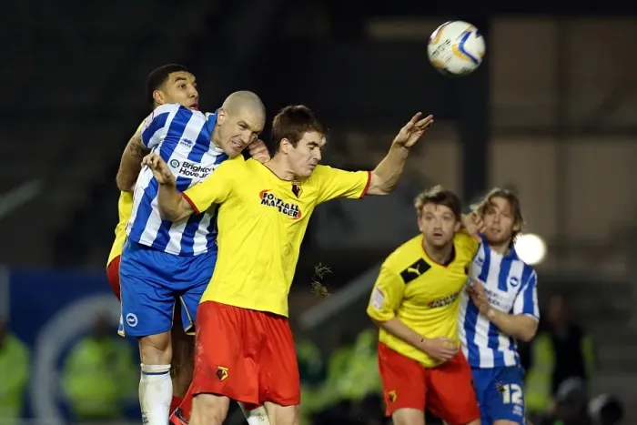 Framed Print : Adam El-Abd Goes for Glory: Brighton & Hove Albion vs. Watford, December 29, 2012 Framed Print : Adam El-Abd Goes for Glory: Brighton & Hove Albion vs. Watford, December 29, 2012