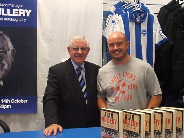 Alan Mullery Signing Autographs at Brighton and Hove Albion FC