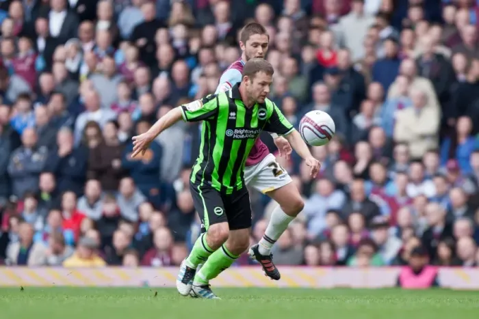 Framed Print : Alan Navarro in Action: Brighton & Hove Albion vs. West Ham United, Upton Park, April 14, 2012 Framed Print : Alan Navarro in Action: Brighton & Hove Albion vs. West Ham United, Upton Park, April 14, 2012