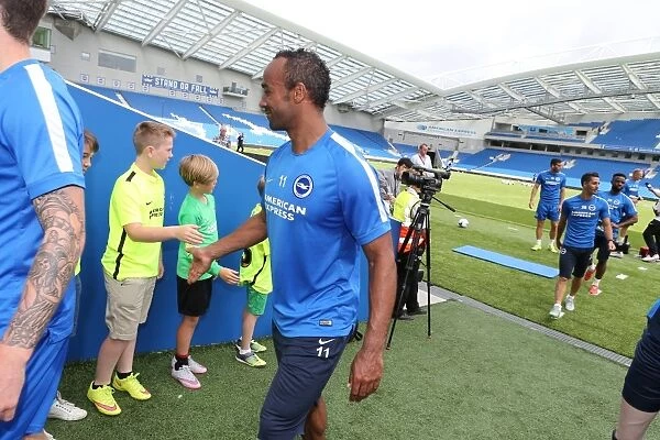 Albion Players Exit Young Seagulls Open Training Session (31st July 2015)