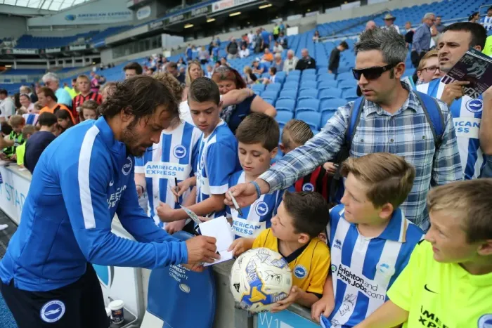 Framed Print : Albion Stars Connect with Fans: Young Seagulls Open Training Session (31st July 2015) Framed Print : Albion Stars Connect with Fans: Young Seagulls Open Training Session (31st July 2015)