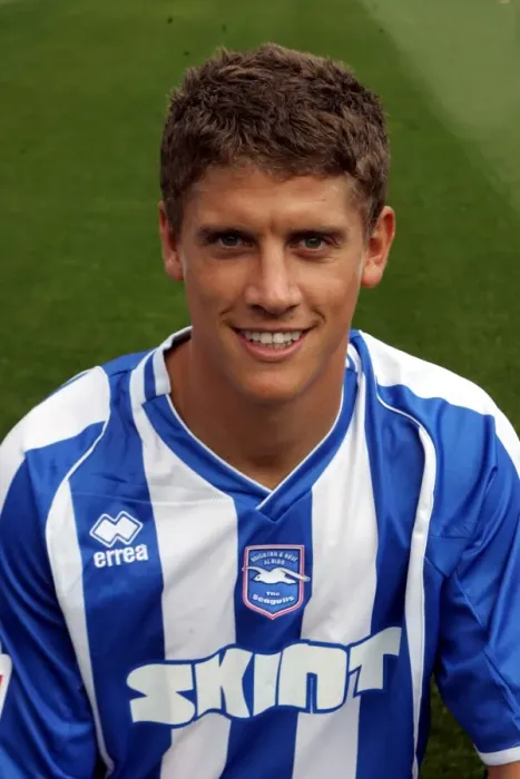 Framed Print : Alex Revell in Action for Brighton & Hove Albion FC, 2007-08 Season