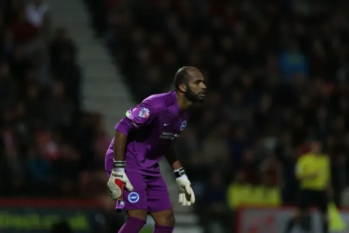 Framed Print : Ali Al-Habsi in Action: Brighton & Hove Albion vs. Bournemouth, SkyBet Championship (1st November 2014) Framed Print : Ali Al-Habsi in Action: Brighton & Hove Albion vs. Bournemouth, SkyBet Championship (1st November 2014)
