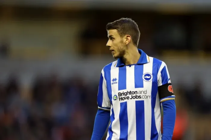 Framed Print : Andrea Orlandi of Brighton & Hove Albion in Action Against Wolverhampton Wanderers, Npower Championship, November 10, 2012 Framed Print : Andrea Orlandi of Brighton & Hove Albion in Action Against Wolverhampton Wanderers, Npower Championship, November 10, 2012