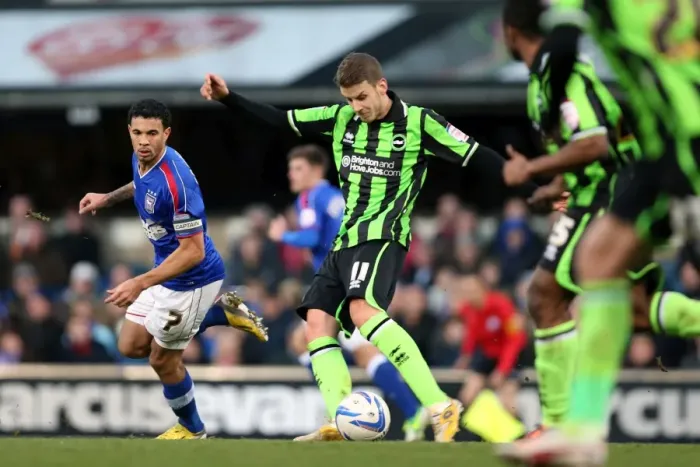 Framed Print : Andrea Orlandi Saves the Day: Brighton & Hove Albion vs Ipswich Town, Npower Championship, January 2013 Framed Print : Andrea Orlandi Saves the Day: Brighton & Hove Albion vs Ipswich Town, Npower Championship, January 2013
