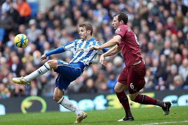 Andrea Orlandi Scores the First Goal: Brighton & Hove Albion Leads Newcastle United in FA Cup 3rd Round, January 5, 2013