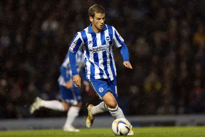 Framed Print : Andrea Orlandi Shines in Brighton & Hove Albion's Victory over Ipswich Town (02-10-2012) Framed Print : Andrea Orlandi Shines in Brighton & Hove Albion's Victory over Ipswich Town (02-10-2012)