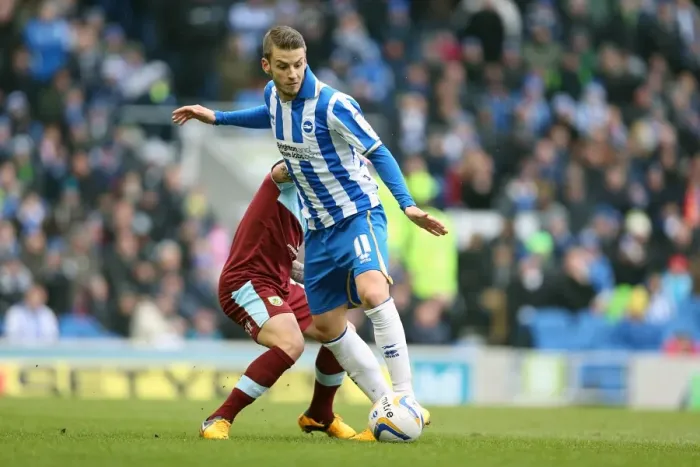 Framed Print : Andrea Orlandi's Thrilling Performance: Brighton & Hove Albion vs Burnley, Npower Championship, Amex Stadium (February 23, 2013) Framed Print : Andrea Orlandi's Thrilling Performance: Brighton & Hove Albion vs Burnley, Npower Championship, Amex Stadium (February 23, 2013)