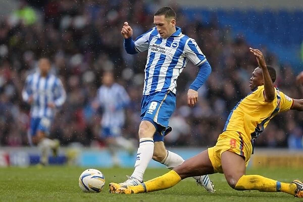 Andrew Crofts in Action: Brighton & Hove Albion vs. Crystal Palace, NPower Championship (March 17, 2013)