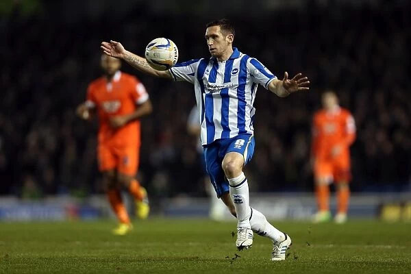 Andrew Crofts Battles in the Midfield: Brighton & Hove Albion vs Millwall, Npower Championship (December 18, 2012)