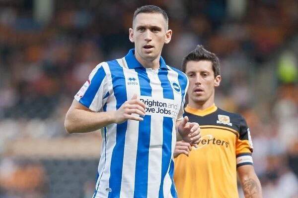 Andrew Crofts of Brighton & Hove Albion in Action against Hull City, KC Stadium, August 18, 2012, Npower Championship