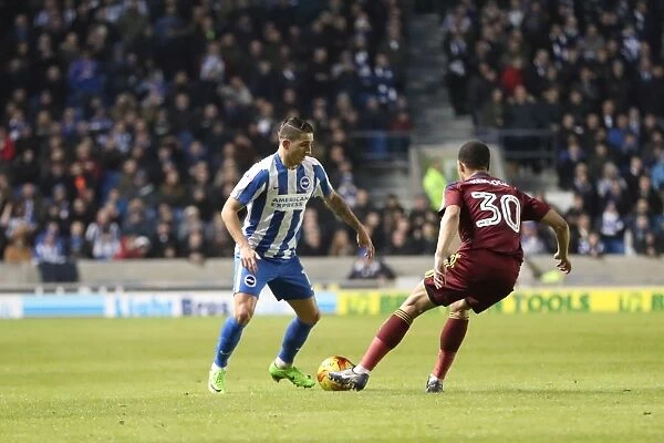 Anthony Knockaert in Action: Brighton & Hove Albion vs Ipswich Town, EFL Sky Bet Championship (14 February 2017)
