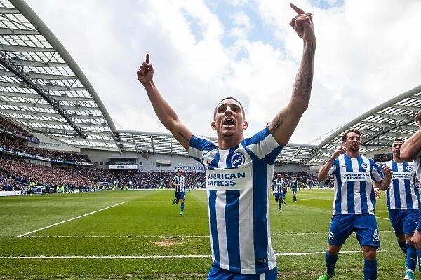 Anthony Knockaert: In Action for Brighton & Hove Albion vs. Wigan Athletic, EFL Sky Bet Championship (17APR17)