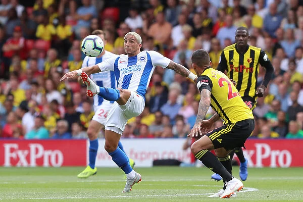 Anthony Knockaert: In Action for Brighton and Hove Albion vs. Watford, Premier League (11.08.2018)