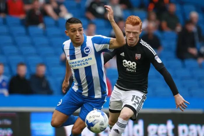 Framed Print : Anthony Knockaert: Electric Moments at the American Express Community Stadium, Brighton & Hove Albion vs. Nottingham Forest (10SEP16) Framed Print : Anthony Knockaert: Electric Moments at the American Express Community Stadium, Brighton & Hove Albion vs. Nottingham Forest (10SEP16)