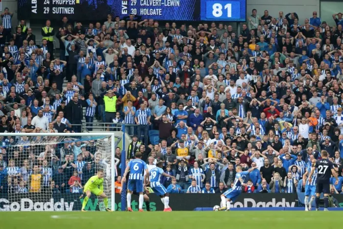 Framed Print : Anthony Knockaert Scores the First Goal: Brighton and Hove Albion vs. Everton, Premier League (12Aug17) Framed Print : Anthony Knockaert Scores the First Goal: Brighton and Hove Albion vs. Everton, Premier League (12Aug17)