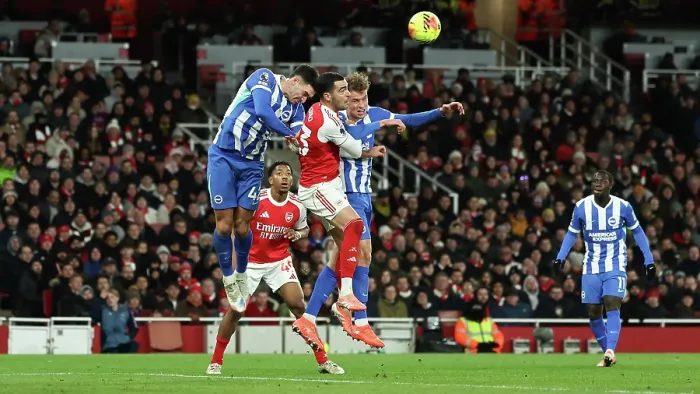Framed Print : Arsenal v Brighton and Hove Albion Premier League 27DEC25 Framed Print : Arsenal v Brighton and Hove Albion Premier League 27DEC25