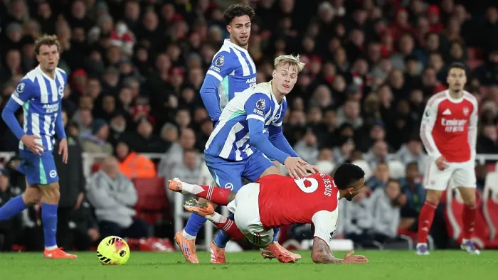 Framed Print : Arsenal v Brighton and Hove Albion Premier League 27DEC25 Framed Print : Arsenal v Brighton and Hove Albion Premier League 27DEC25