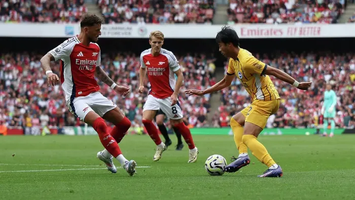 Framed Print : Arsenal v Brighton and Hove Albion Premier League 31AUG24 Framed Print : Arsenal v Brighton and Hove Albion Premier League 31AUG24