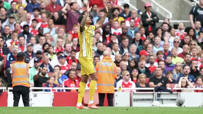 Framed Print : Arsenal v Brighton and Hove Albion Premier League 31AUG24