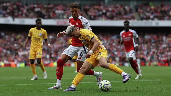 Framed Print : Arsenal v Brighton and Hove Albion Premier League 31AUG24 Framed Print : Arsenal v Brighton and Hove Albion Premier League 31AUG24