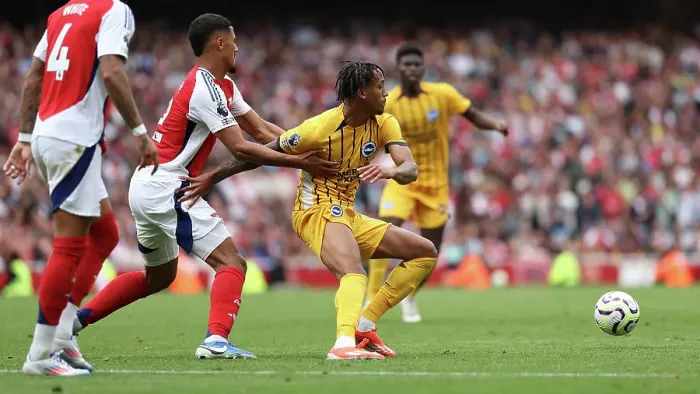 Framed Print : Arsenal v Brighton and Hove Albion Premier League 31AUG24 Framed Print : Arsenal v Brighton and Hove Albion Premier League 31AUG24