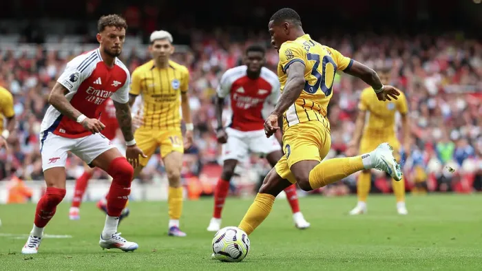 Framed Print : Arsenal v Brighton and Hove Albion Premier League 31AUG24 Framed Print : Arsenal v Brighton and Hove Albion Premier League 31AUG24