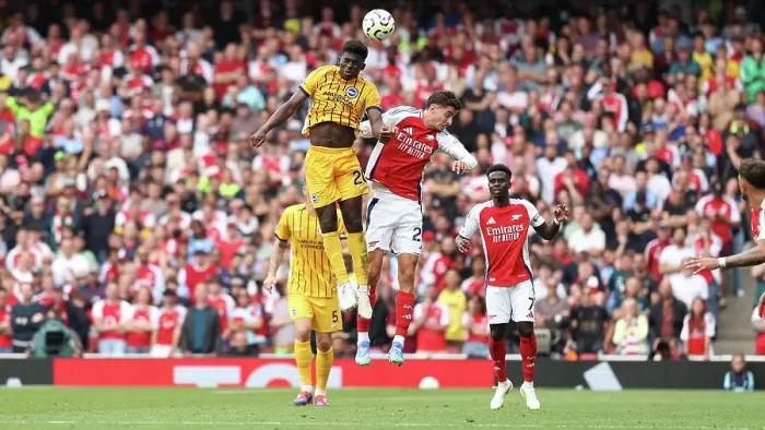 Framed Print : Arsenal v Brighton and Hove Albion Premier League 31AUG24 Framed Print : Arsenal v Brighton and Hove Albion Premier League 31AUG24