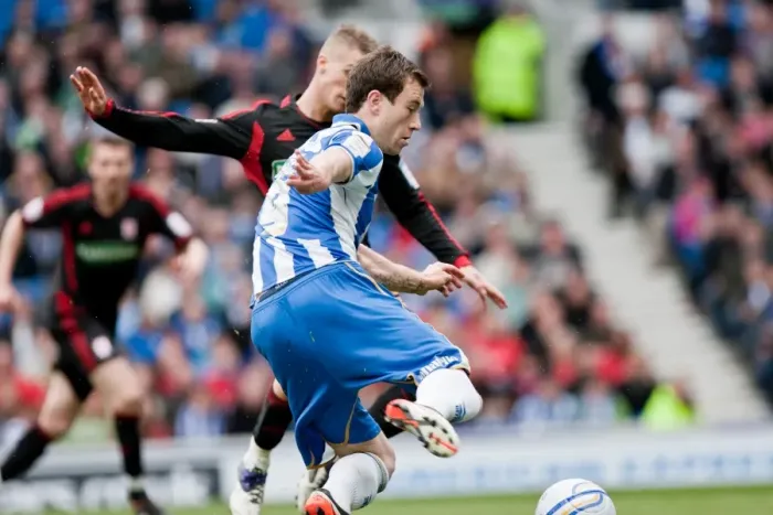 Framed Print : Ashley Barnes in Action: Brighton & Hove Albion vs. Middlesbrough, Npower Championship, March 2012 Framed Print : Ashley Barnes in Action: Brighton & Hove Albion vs. Middlesbrough, Npower Championship, March 2012