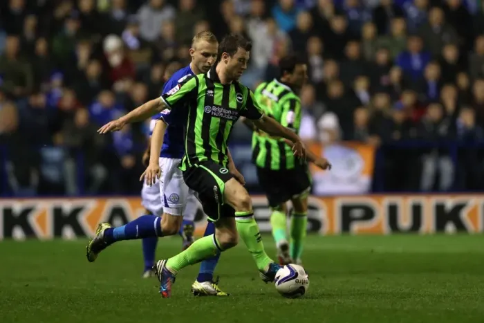Framed Print : Ashley Barnes in Action: Brighton & Hove Albion vs. Burnley, Npower Championship, Leicester City (October 23, 2012) Framed Print : Ashley Barnes in Action: Brighton & Hove Albion vs. Burnley, Npower Championship, Leicester City (October 23, 2012)