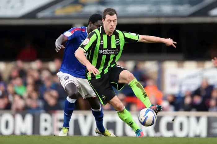 Framed Print : Ashley Barnes in Action: Brighton & Hove Albion vs. Blackburn Rovers, Ipswich Championship, January 1, 2013 Framed Print : Ashley Barnes in Action: Brighton & Hove Albion vs. Blackburn Rovers, Ipswich Championship, January 1, 2013