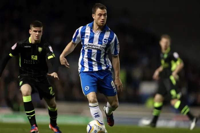 Framed Print : Ashley Barnes in Action: Brighton & Hove Albion vs Leeds United, Npower Championship, November 2, 2012 Framed Print : Ashley Barnes in Action: Brighton & Hove Albion vs Leeds United, Npower Championship, November 2, 2012