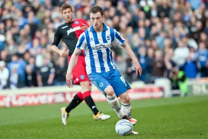 Framed Print : Ashley Barnes Thrilling Performance: Brighton & Hove Albion vs Portsmouth, Championship Clash at Amex Stadium (March 10, 2012) Framed Print : Ashley Barnes Thrilling Performance: Brighton & Hove Albion vs Portsmouth, Championship Clash at Amex Stadium (March 10, 2012)