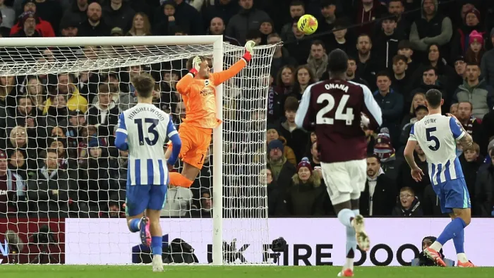 Framed Print : Aston Villa v Brighton and Hove Albion Premier League 11FEB26