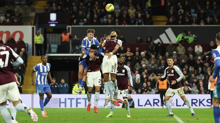 Framed Print : Aston Villa v Brighton and Hove Albion Premier League 11FEB26 Framed Print : Aston Villa v Brighton and Hove Albion Premier League 11FEB26