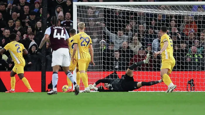 Framed Print : Aston Villa v Brighton and Hove Albion Premier League 30DEC24 Framed Print : Aston Villa v Brighton and Hove Albion Premier League 30DEC24