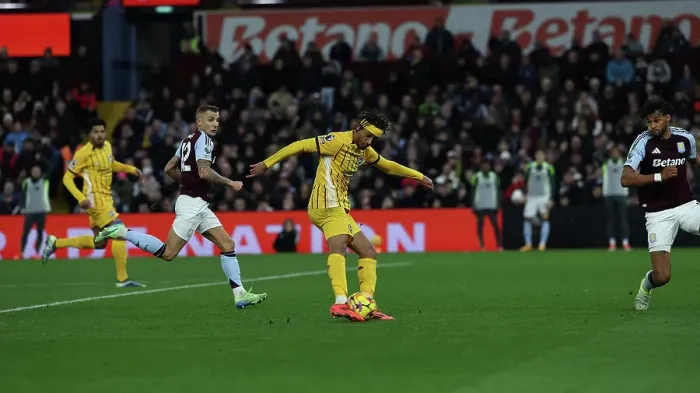 Framed Print : Aston Villa v Brighton and Hove Albion Premier League 30DEC24 Framed Print : Aston Villa v Brighton and Hove Albion Premier League 30DEC24
