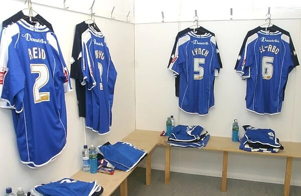 Away dressing room at Rotherham United 2006-07