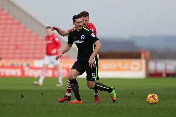 Barnsley vs. Brighton and Hove Albion: EFL Sky Bet Championship Clash at Oakwell (18FEB17) - Intense Action from the Football Field