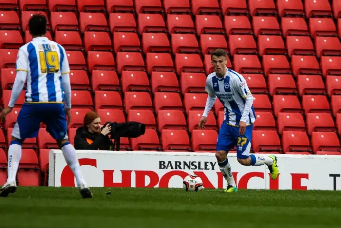 Framed Print : Barnsley vs. Brighton & Hove Albion: Skybet Championship Clash at Amex Stadium (05 / 04 / 14) Framed Print : Barnsley vs. Brighton & Hove Albion: Skybet Championship Clash at Amex Stadium (05 / 04 / 14)