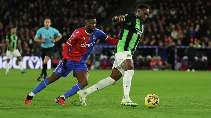 Framed Print : Battle at Selhurst Park: Decisive Moment in Crystal Palace vs. Brighton & Hove Albion Premier League Clash (21DEC23) Framed Print : Battle at Selhurst Park: Decisive Moment in Crystal Palace vs. Brighton & Hove Albion Premier League Clash (21DEC23)