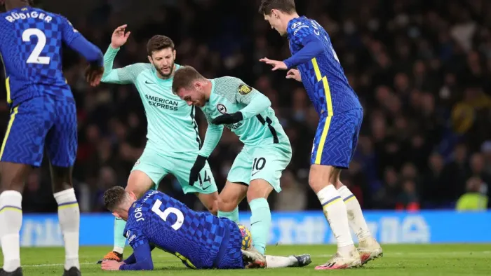 Framed Print : Battle at Stamford Bridge: Premier League Clash between Chelsea and Brighton & Hove Albion (29DEC21) Framed Print : Battle at Stamford Bridge: Premier League Clash between Chelsea and Brighton & Hove Albion (29DEC21)