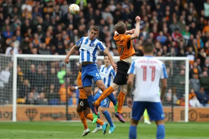 Framed Print : Battleground Molineux: Wolverhampton Wanderers vs. Brighton and Hove Albion in the EFL Sky Bet Championship (14th April 2017)
