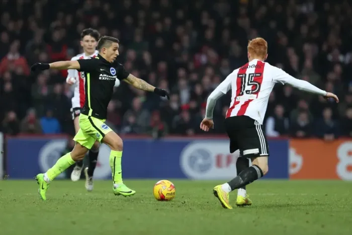Framed Print : Battling in the Championship: Brentford vs. Brighton & Hove Albion (05FEB17) Framed Print : Battling in the Championship: Brentford vs. Brighton & Hove Albion (05FEB17)
