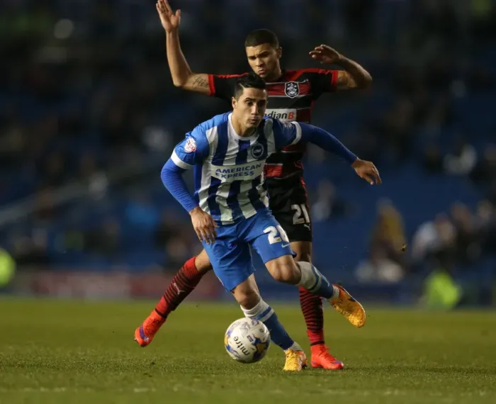 Framed Print : Beram Kayal in Action: Brighton Midfielder Battles Huddersfield Town (April 2015) Framed Print : Beram Kayal in Action: Brighton Midfielder Battles Huddersfield Town (April 2015)